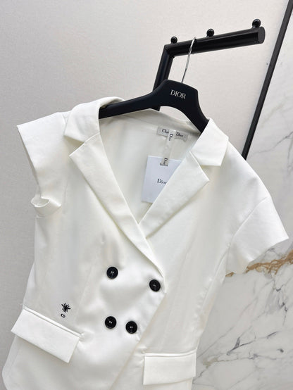 25ss slant collar vest