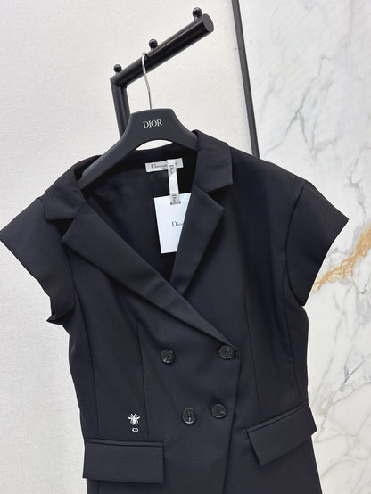 25ss slant collar vest