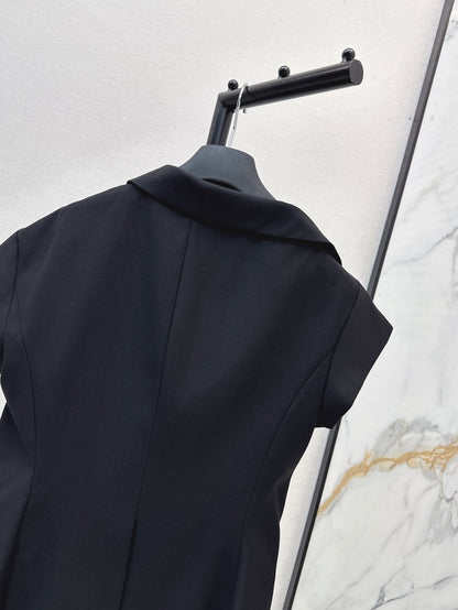 25ss slant collar vest