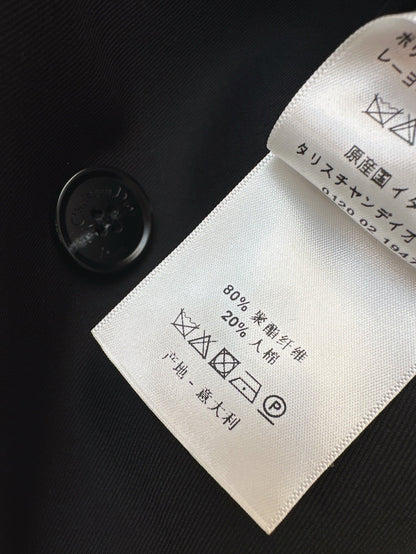 25ss slant collar vest