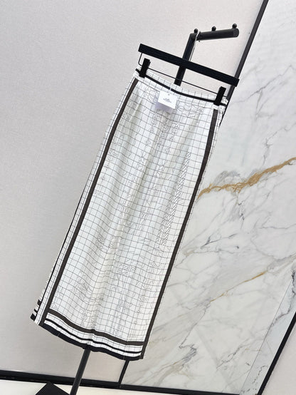 25ss Silk wide leg pants