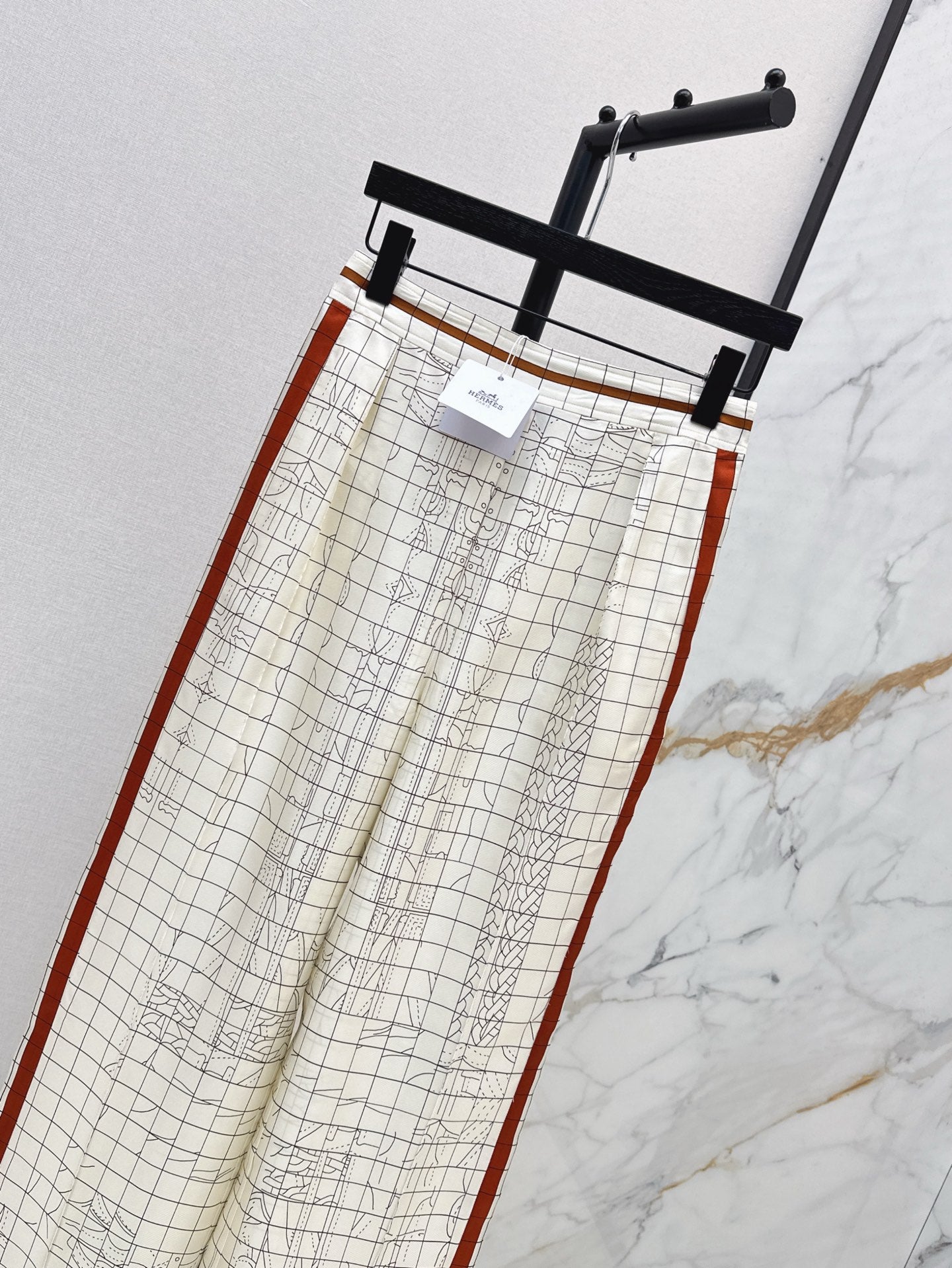 25ss Silk wide leg pants