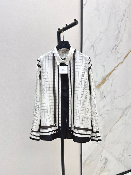 25ss Silk buttons shirt