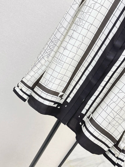 25ss Silk buttons shirt