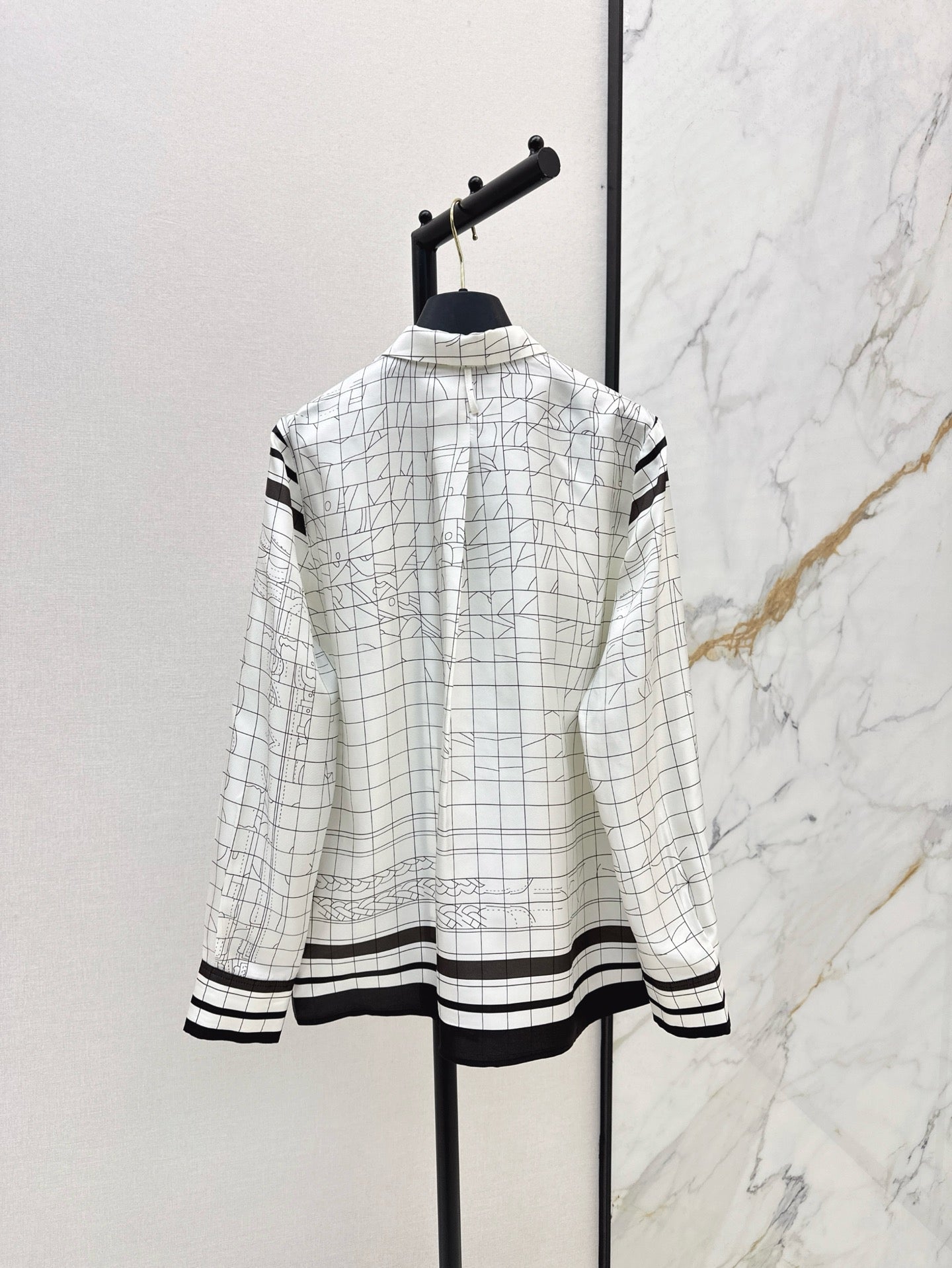 25ss Silk buttons shirt