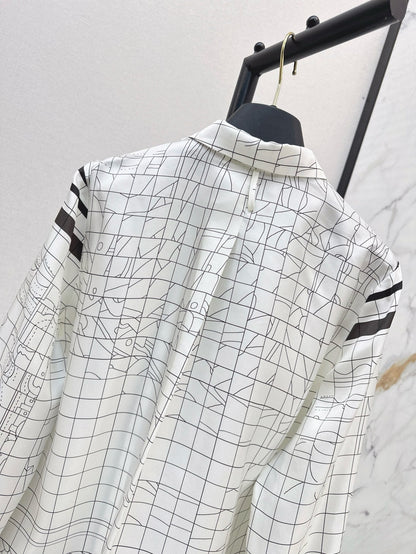 25ss Silk buttons shirt