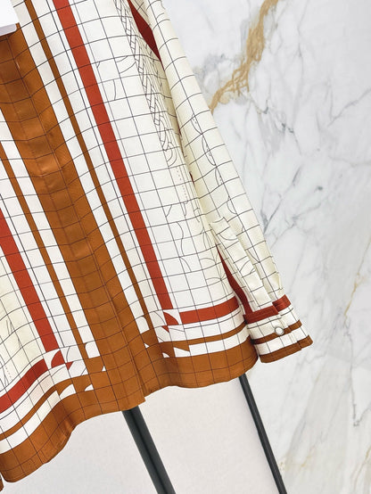 25ss Silk buttons shirt