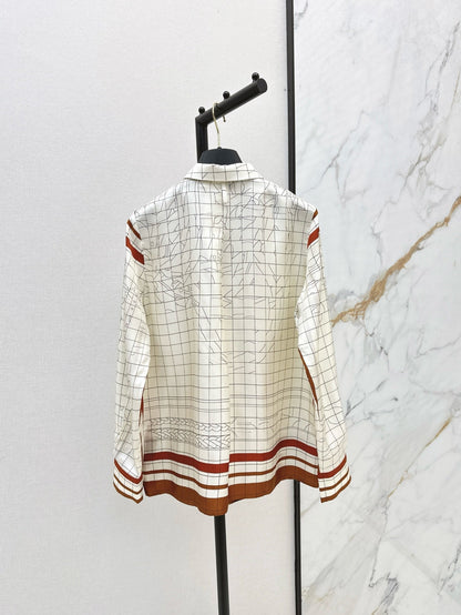 25ss Silk buttons shirt
