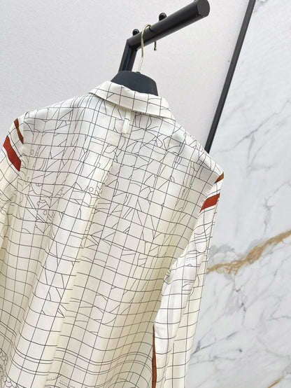 25ss Silk buttons shirt
