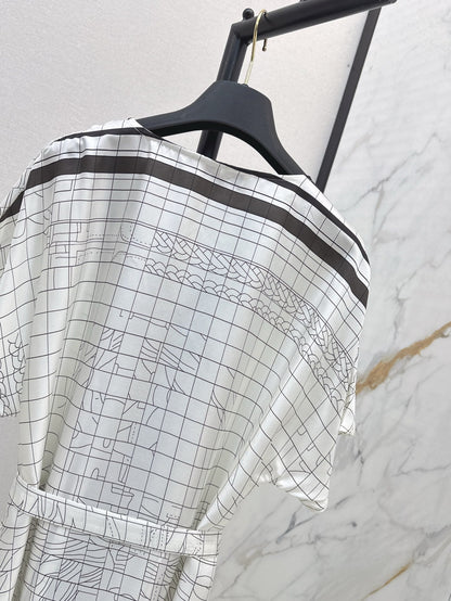 25ss Silk long dress