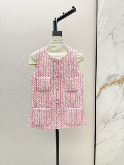 25ss woven vest