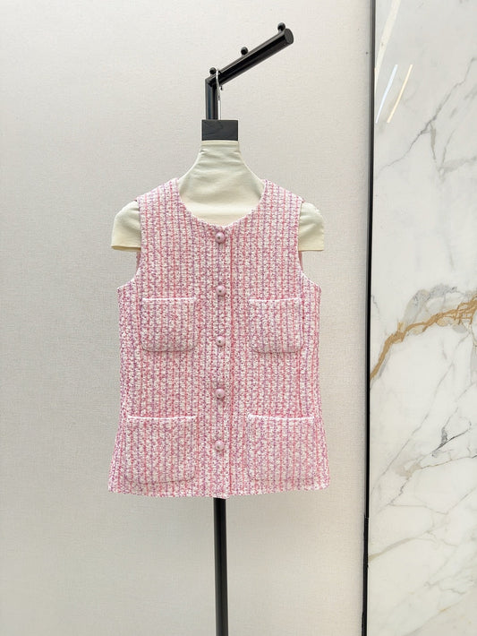 25ss woven vest