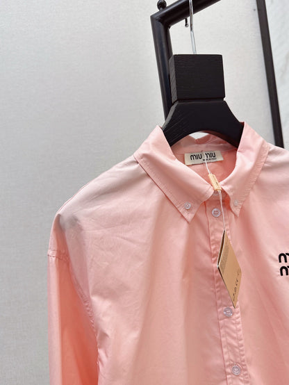 25ss embroidered shirt