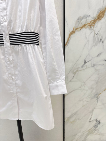 25ss webbing shirt dress