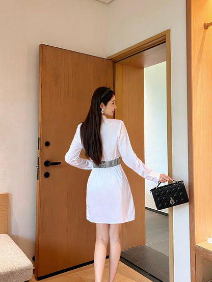 25ss webbing shirt dress