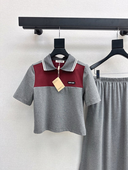 25ss polo skirt set