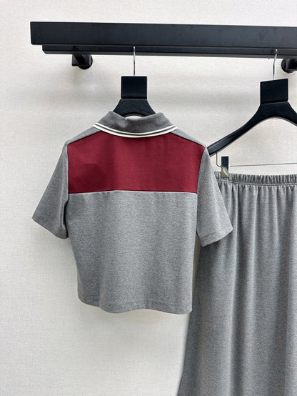 25ss polo skirt set