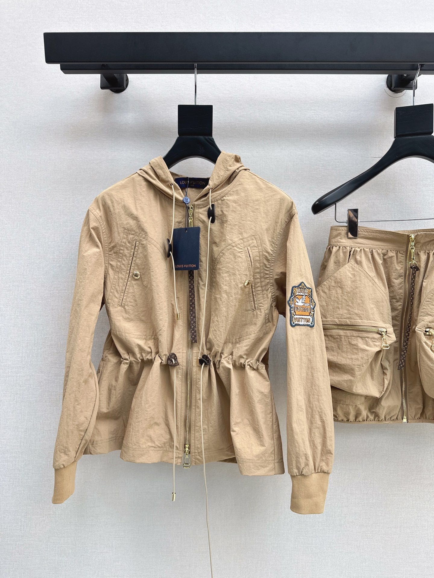 25ss drawstring coat set