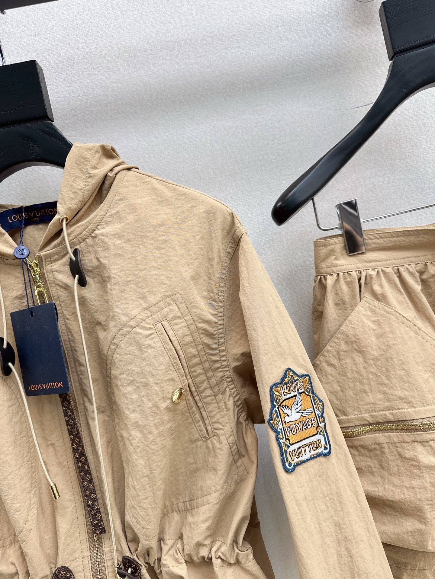 25ss drawstring coat set