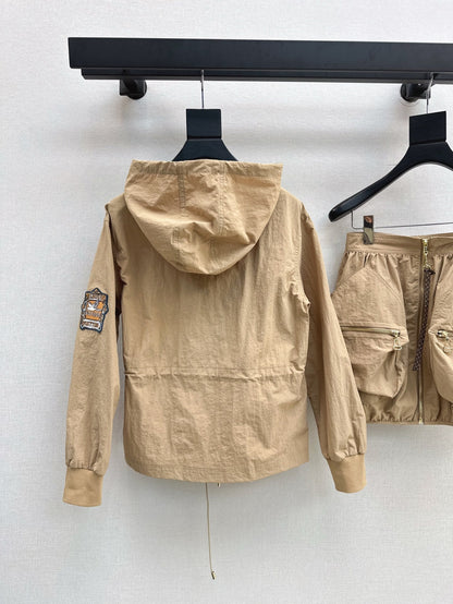 25ss drawstring coat set