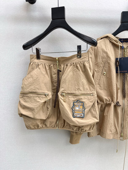 25ss drawstring coat set