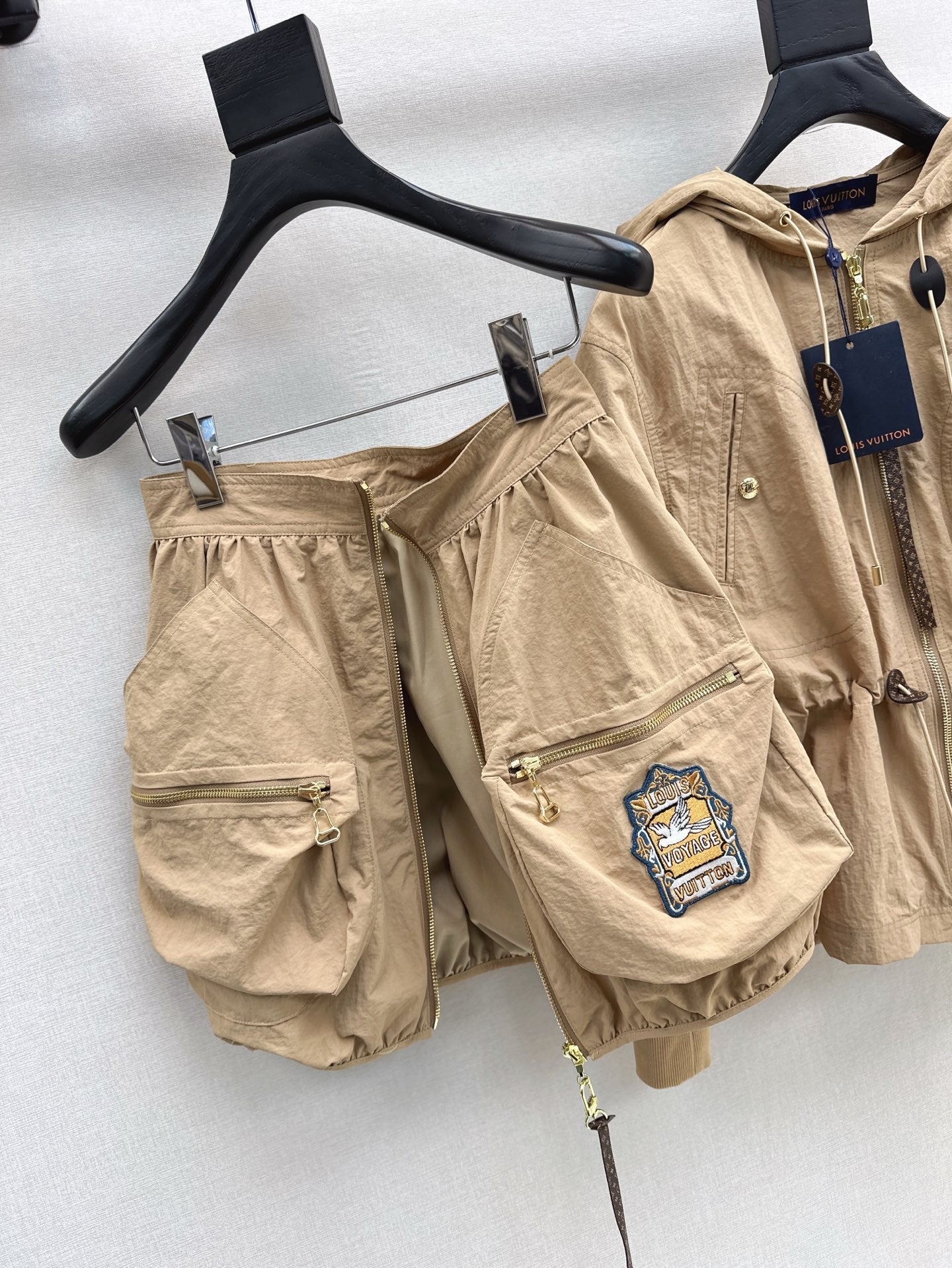 25ss drawstring coat set