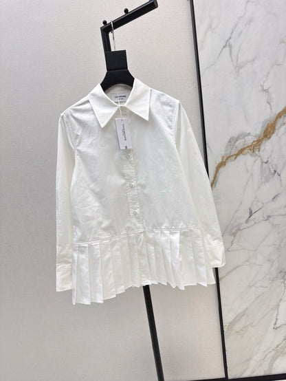 25ss pleated shirt