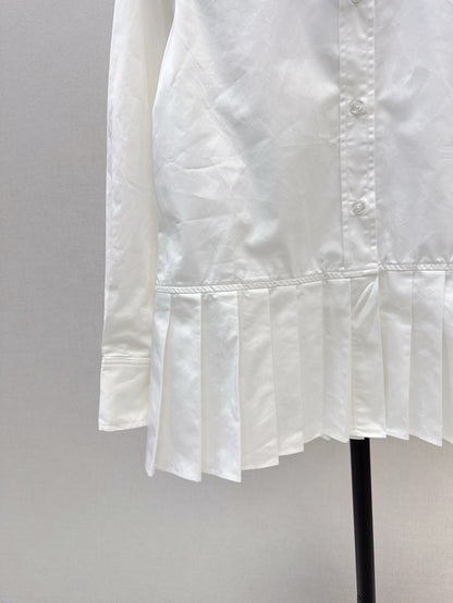 25ss pleated shirt