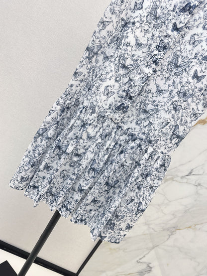 D 25ss  printed dress