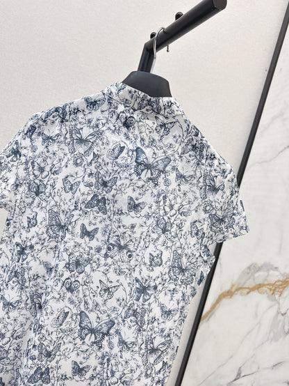 D 25ss  printed dress