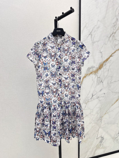 D 25ss  printed dress