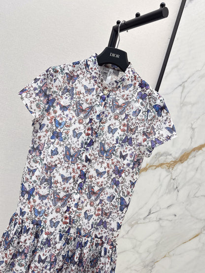 D 25ss  printed dress