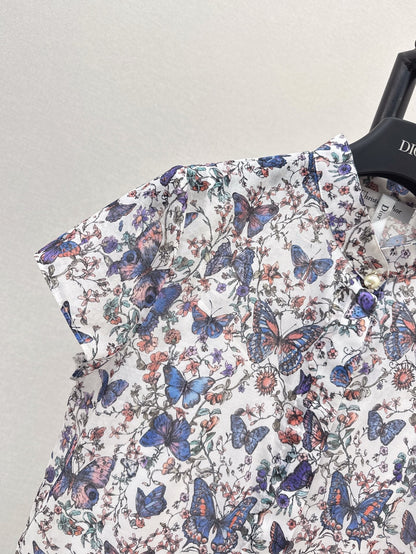 D 25ss  printed dress