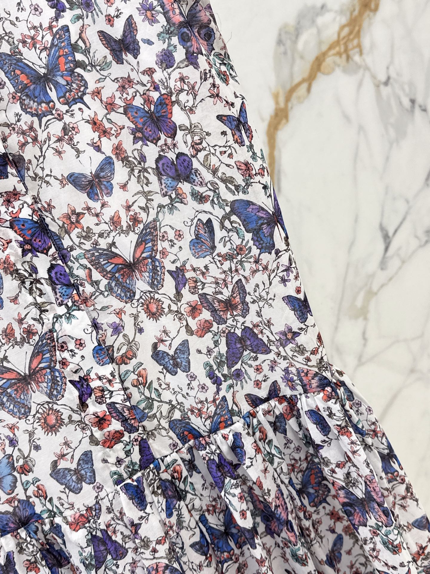 D 25ss  printed dress