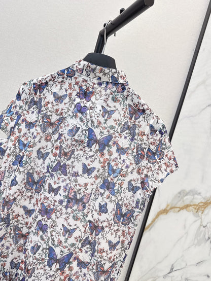 D 25ss  printed dress