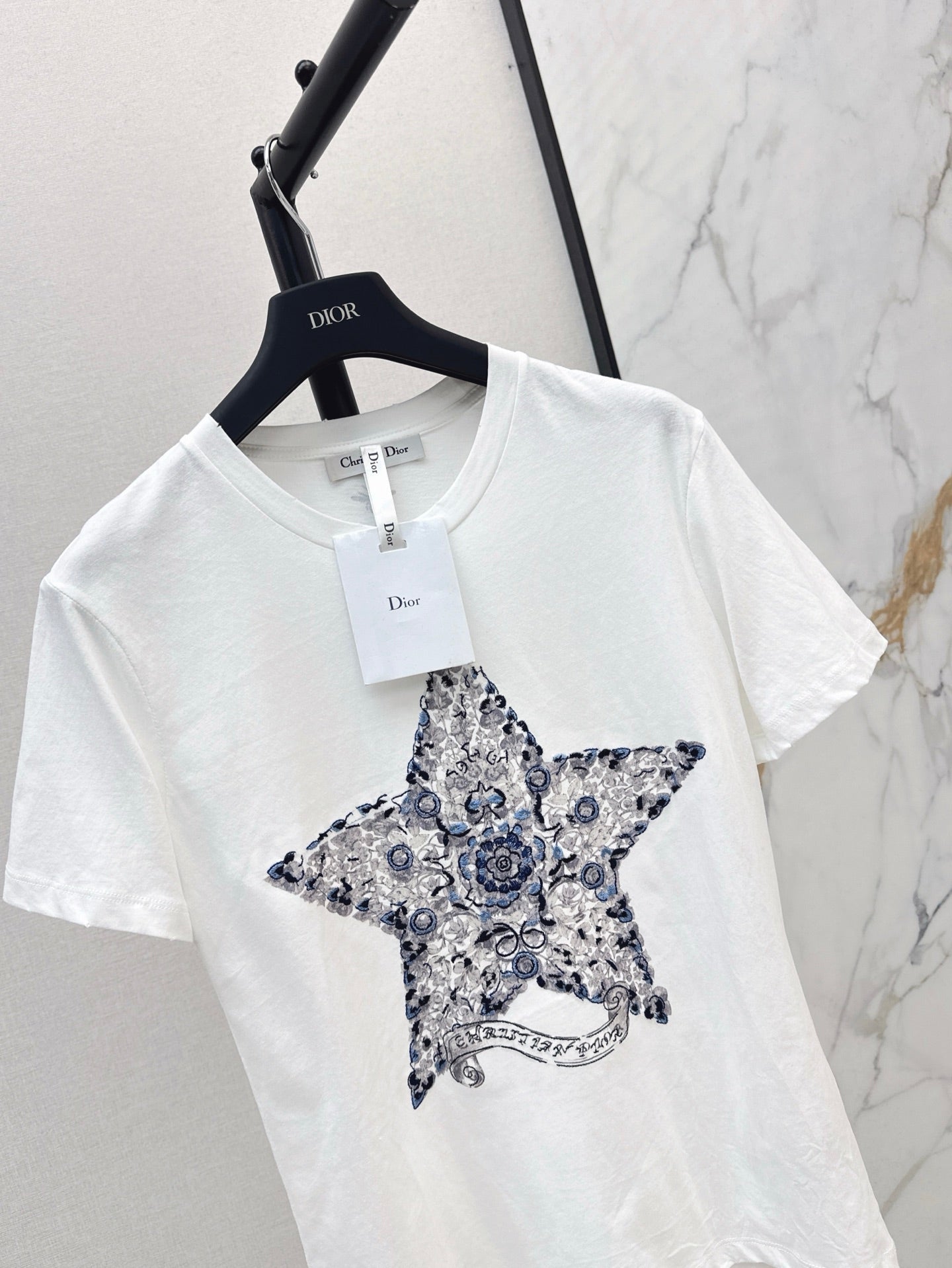 25ss embroidered t-shirt