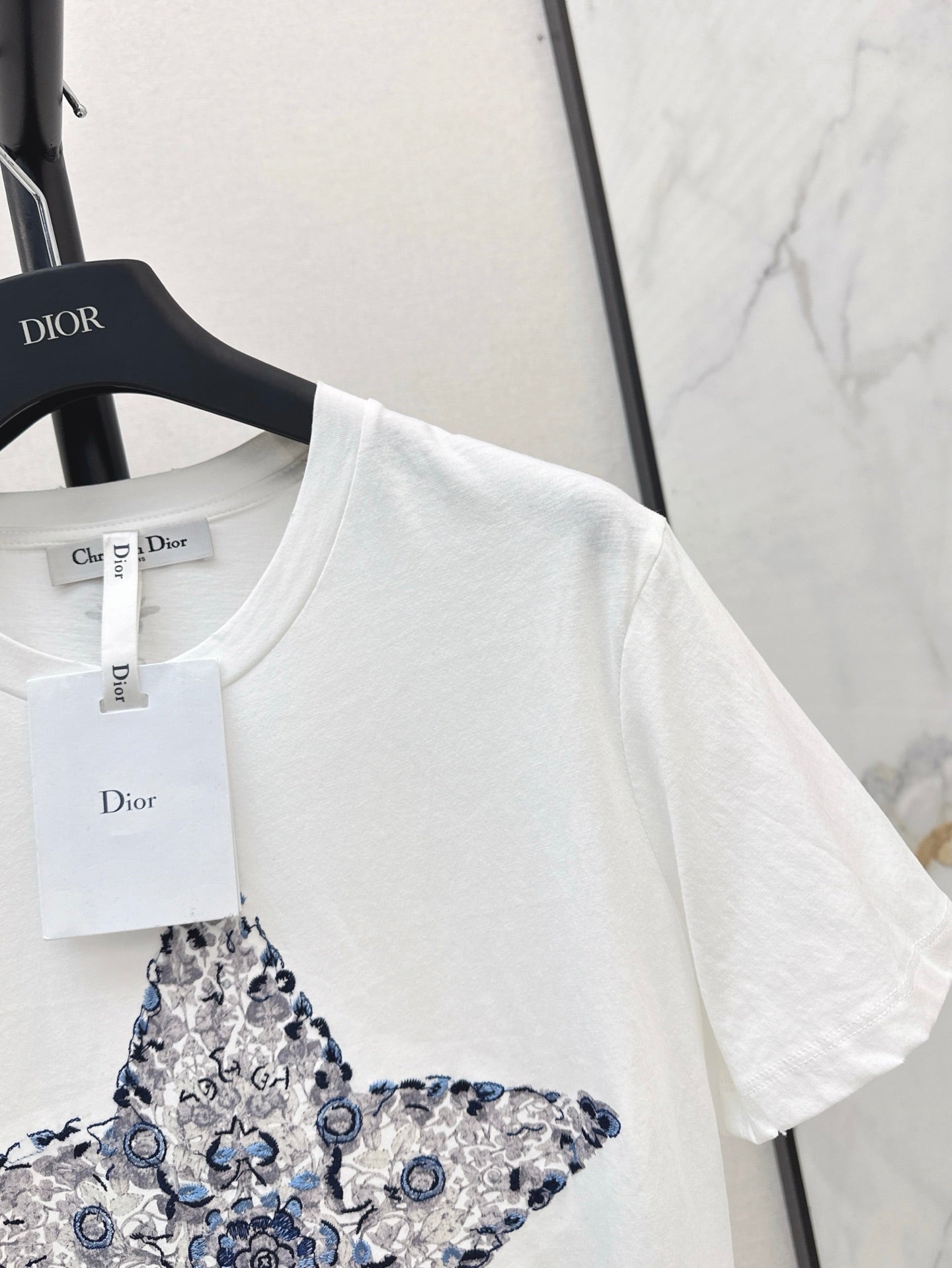 25ss embroidered t-shirt