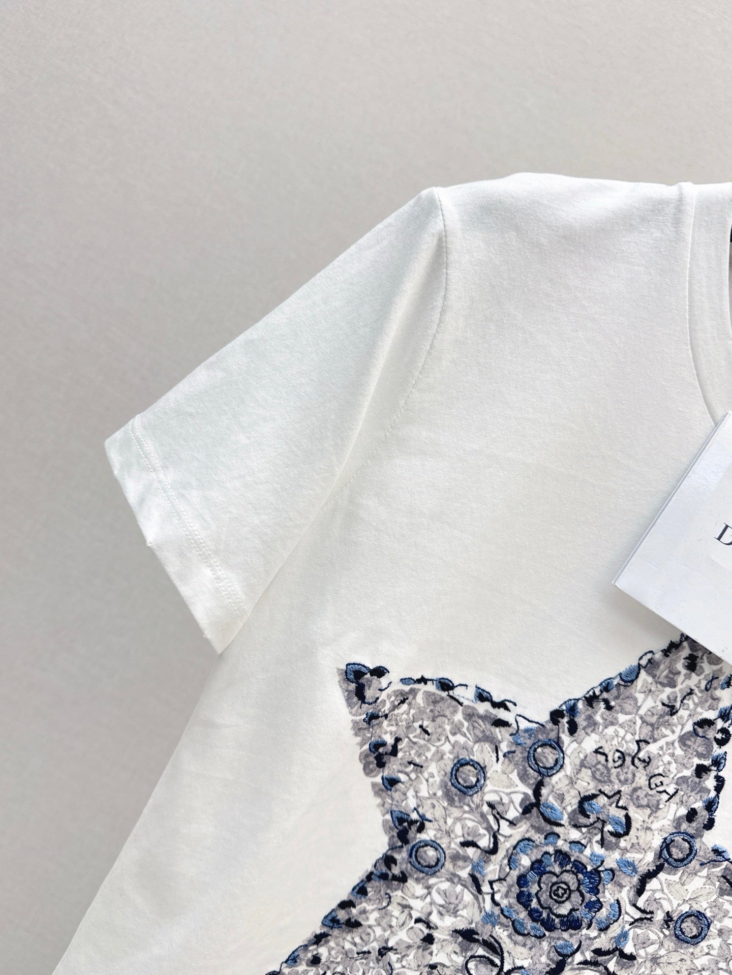 25ss embroidered t-shirt