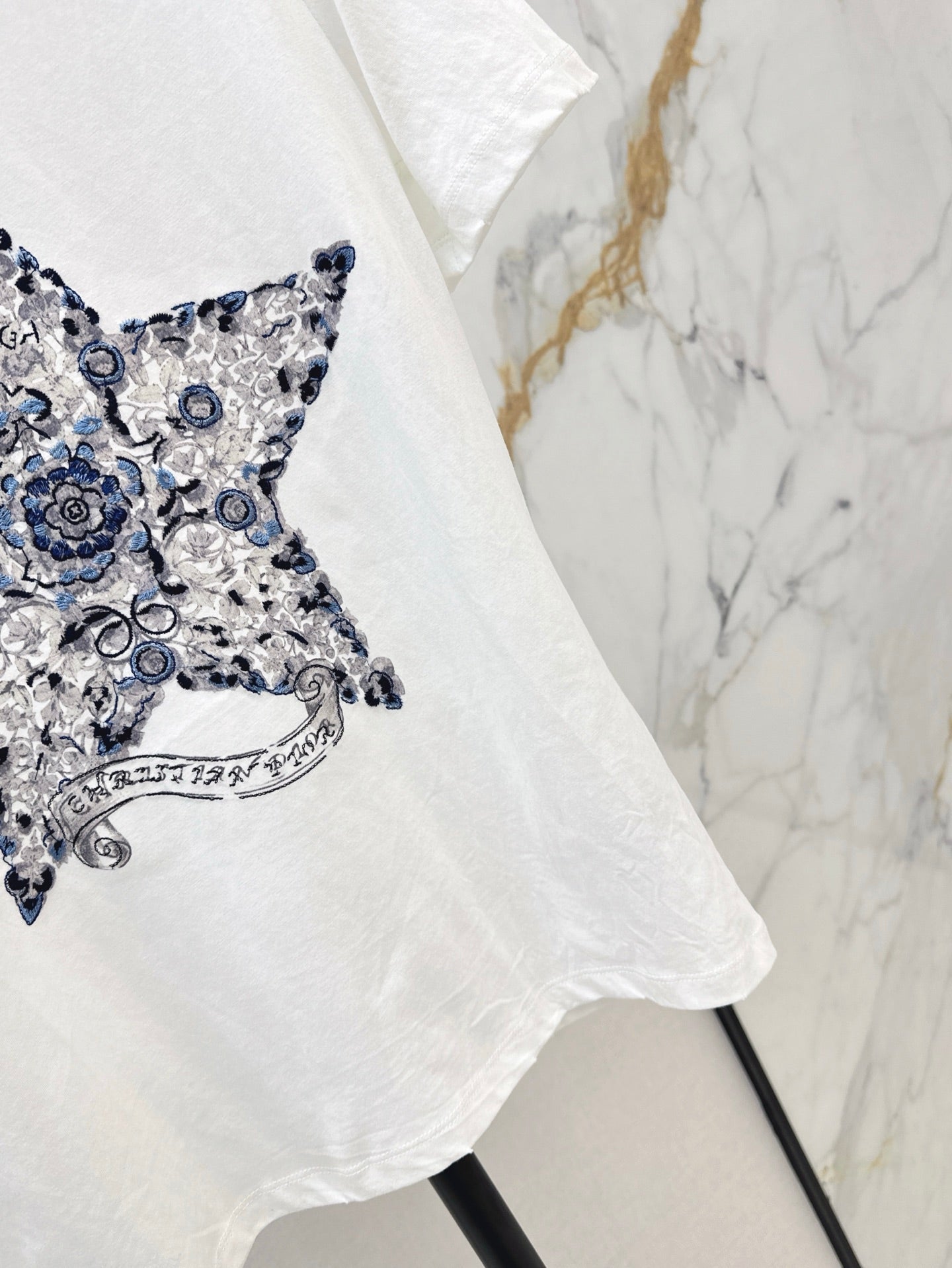 25ss embroidered t-shirt