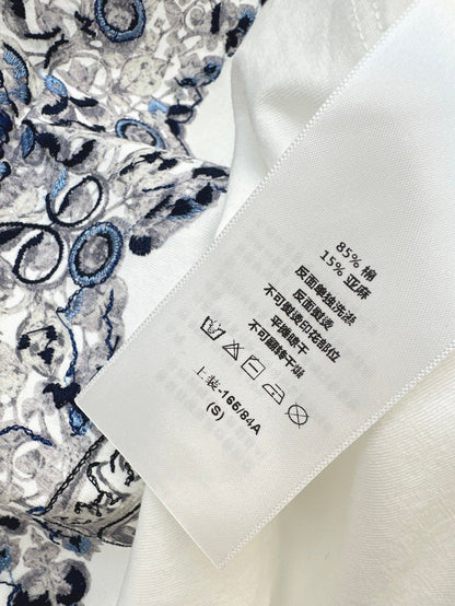 25ss embroidered t-shirt