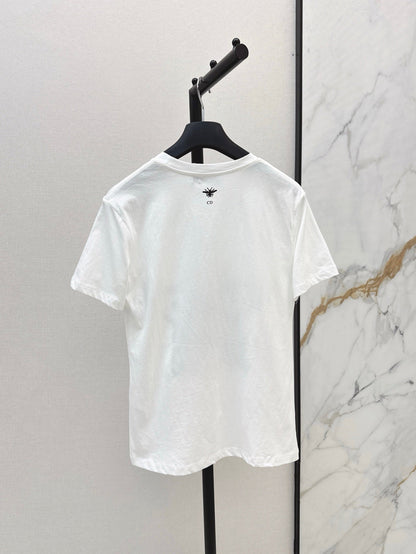 25ss embroidered t-shirt