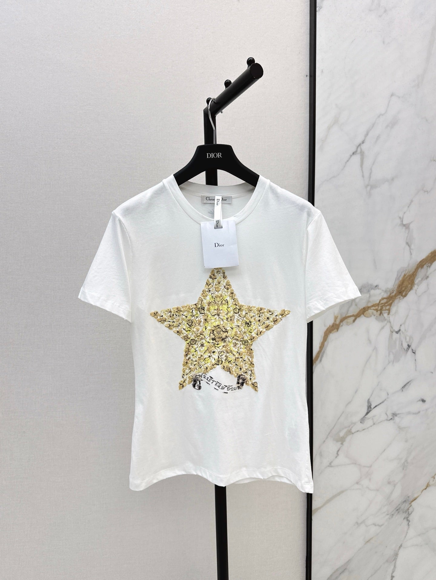 25ss embroidered t-shirt