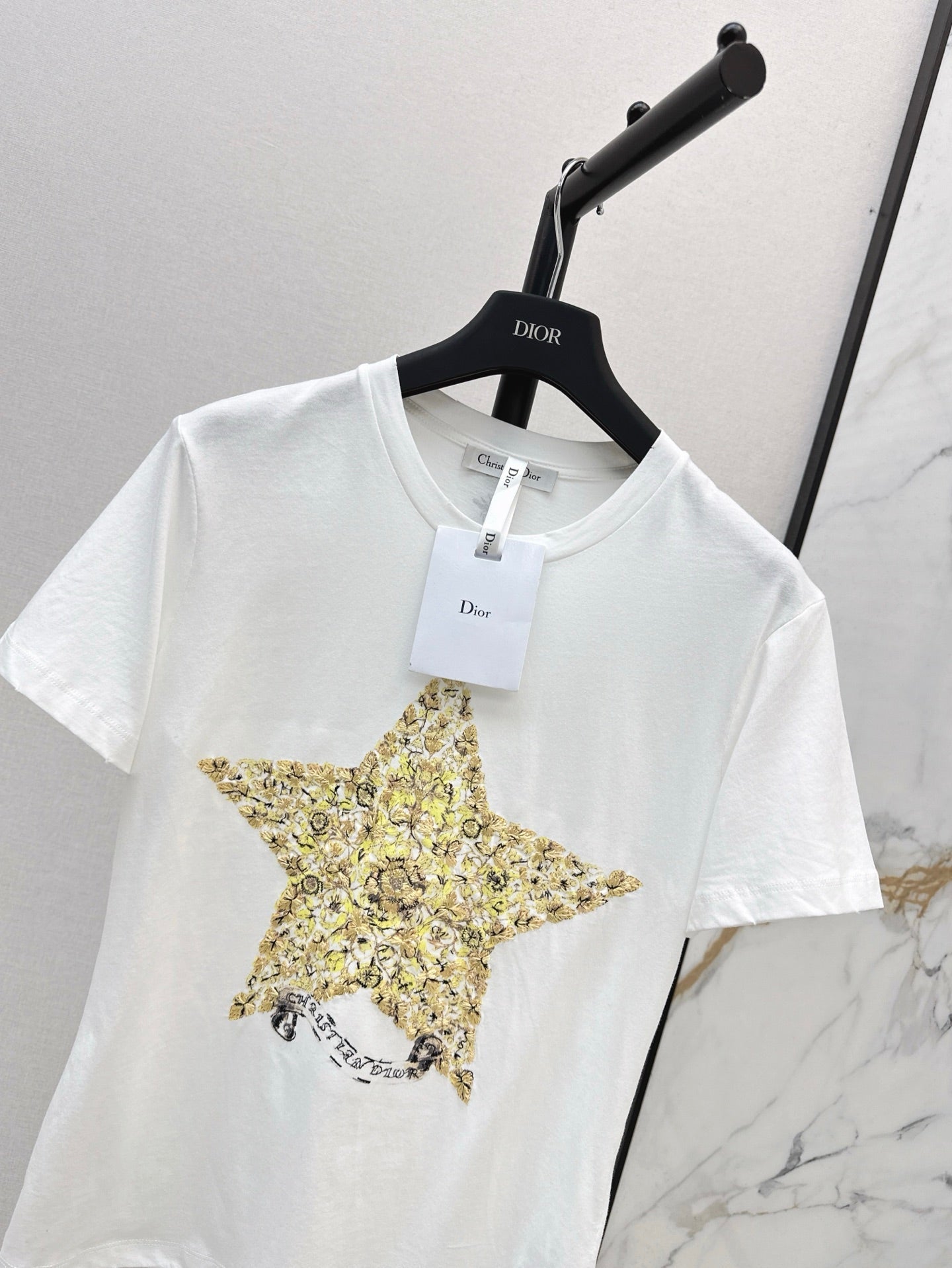25ss embroidered t-shirt