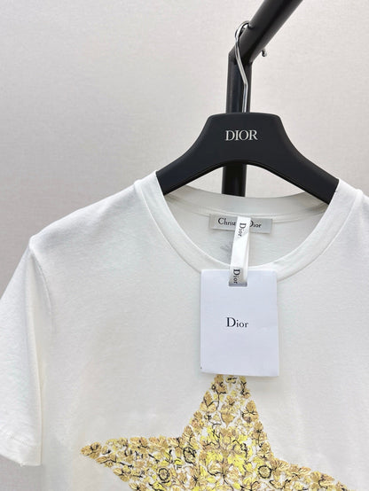 25ss embroidered t-shirt