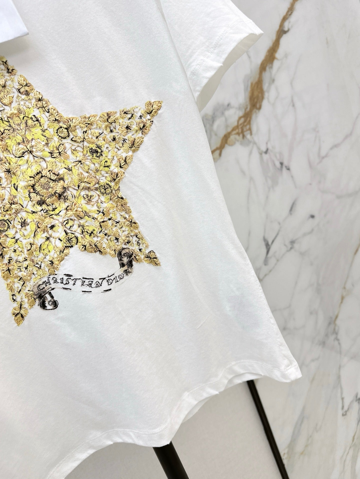 25ss embroidered t-shirt