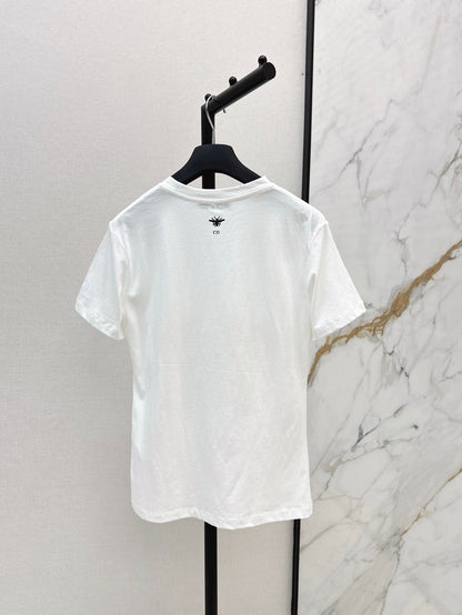 25ss embroidered t-shirt