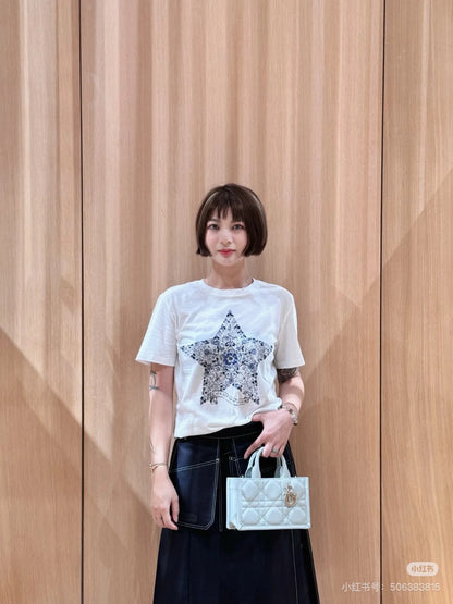 25ss embroidered t-shirt