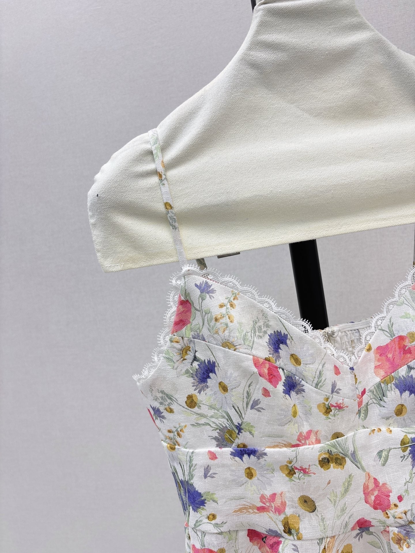 25ss linen print dress