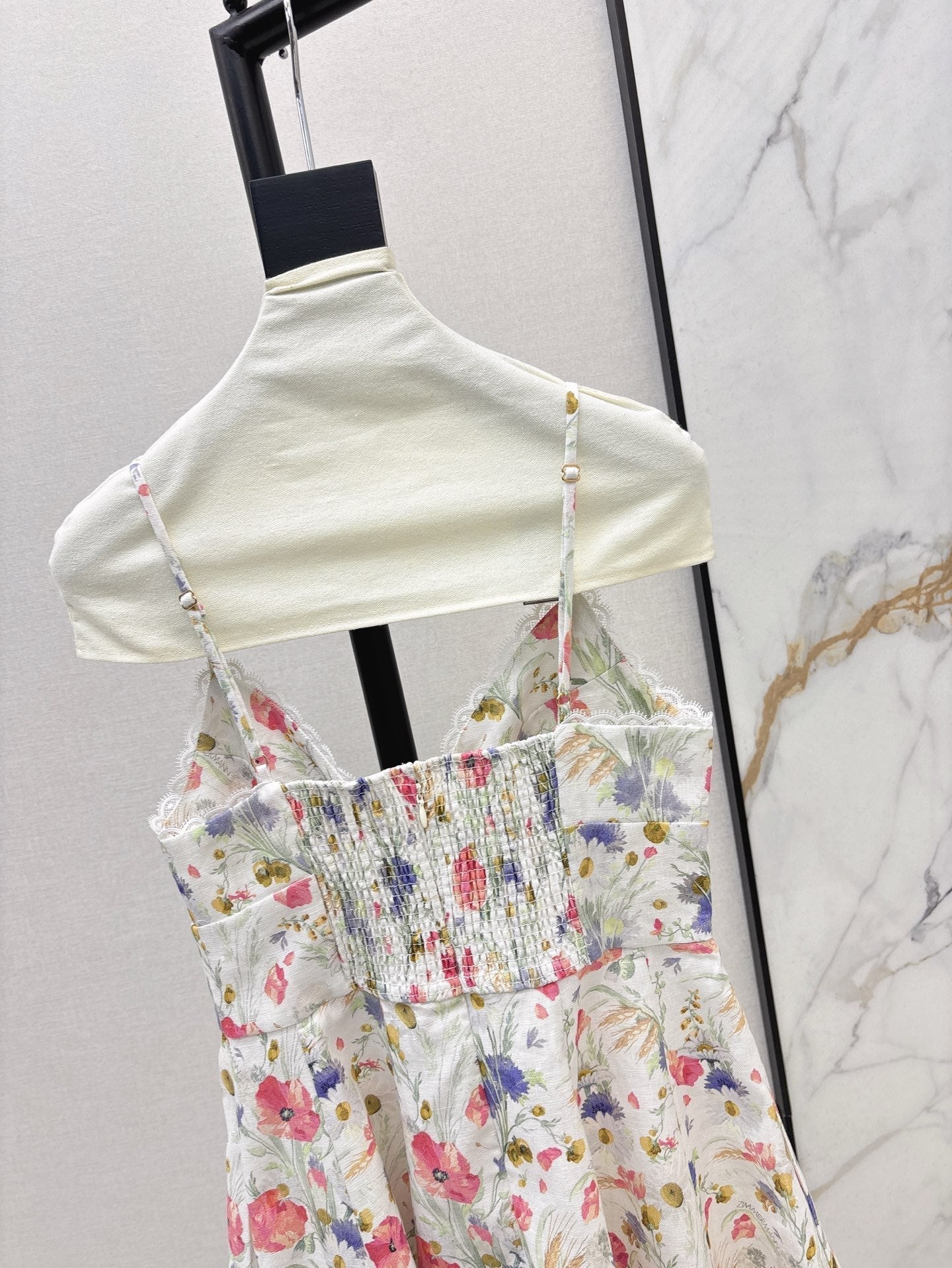 25ss linen print dress