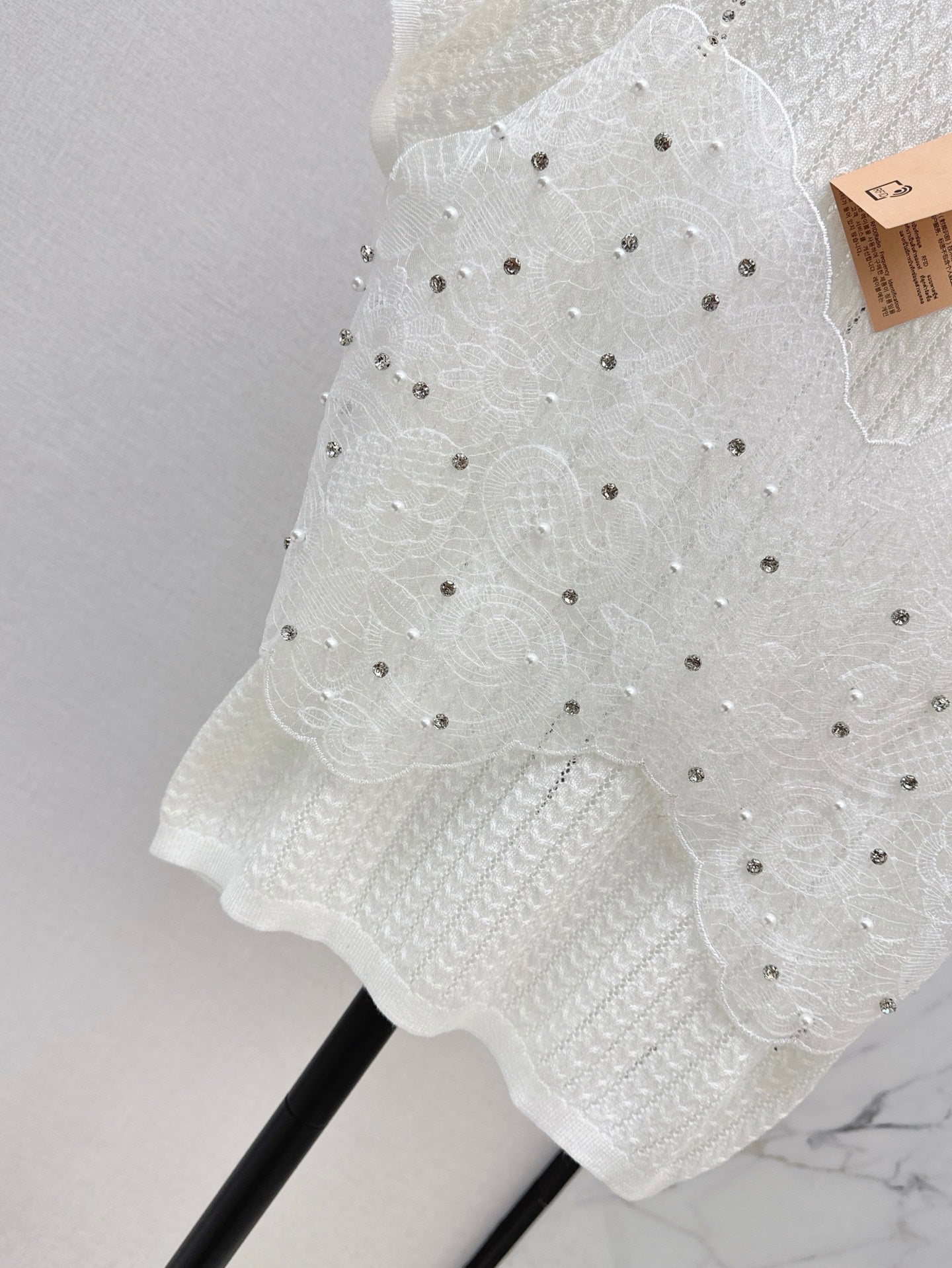 25ss knit beaded t-shirt